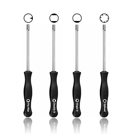 Vergaser Einstellwerkzeug 4Pcs inclusive Splineed, pac Man, Single D