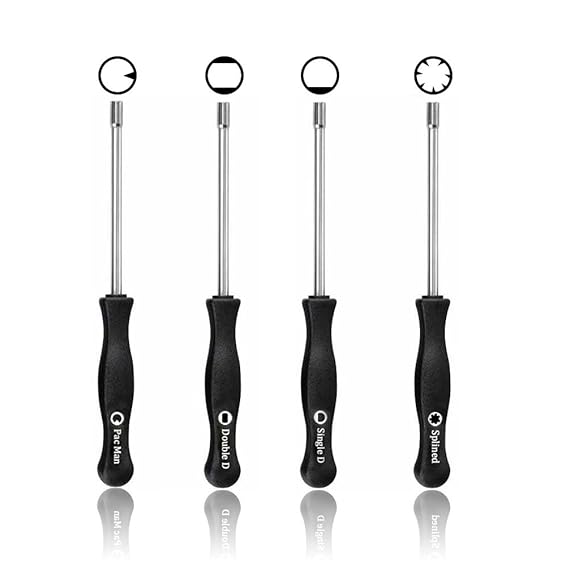 Vergaser Einstellwerkzeug 4Pcs inclusive Splineed, pac Man, Single D