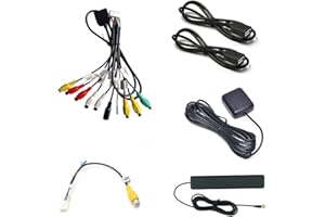 Bestycar Car Stereo Radio 4G RCA USB CAM in Cable GPS Antenna Wire Harness Kit for 9'' or 10'' Aftermarket Android Headunit w