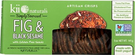 Kii Naturals Fig Black Sesame Artisan Crisps 5 Oz Each 2 Items Per Order Amazon In Grocery Gourmet Foods Kii Naturals Fig Black Sesame Artisan Crisps 5 Oz Each 2 Items Per Order Amazon In Grocery Gourmet Foods