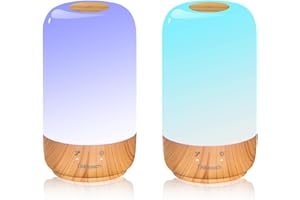 Tikkitouch Long Distance Touch Lamp WiFi and Bluetooth Setup Relationship Best Friend Light Up Lamp Couple Gifts App Control (Set of 2)