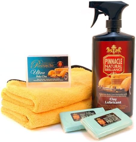 Pinnacle Ultra Poly Clay Plus | High-Performance Detailing Clay for Paint Decontamination | Removes Contaminants & Dirt | Restores Smoothness & Shine | PIN-550-K | 200g