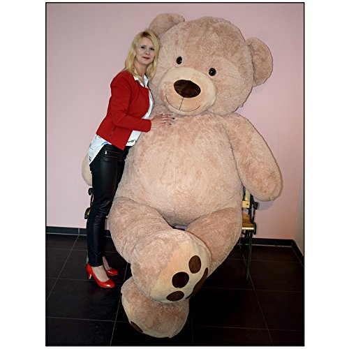 TE-Trend XXL Teddybär Riesen Teddybären Giant Teddy Bär 250cm Kuscheltier Plüschtier Deko Plüsch Bär Braun – Bild 3