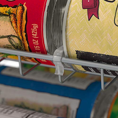 SimpleHouseware Stackable Can Rack Organizer, Silver Pricepulse