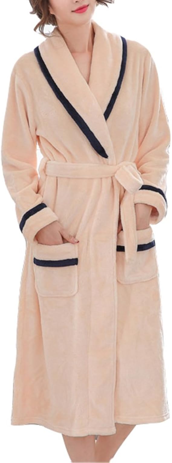 Amazon ラブ屋 バスローブ メンズ 大きいサイズ 男性用ガウン ポケット付き タオル地 ロング ルームウェア 男女兼用 ペアルック 湯上がり着 夫婦用 パジャマ ルームウェア 通販