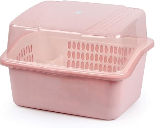 Amazon Com Square Kitchen Dish Rack Drainer Holder Plastic