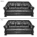 10 Pieces Leather Patches Leather Repair Kit for Couch Furniture Sofas Car Seats Handbags Jackets (Black)