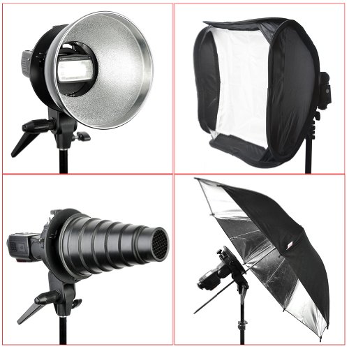 Neewer Photography SType Bracket & Four Speedlite Adapter Kit