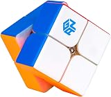 GAN 249 V2 2x2 Speed Cube Honeycomb IPG Core Stickerless 49mm view 2