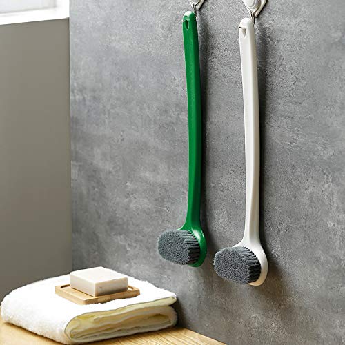 Dry Skin Body Brush- Body Scrub Bath Brush- Remove Dead Skin And Toxins, Cellulite Treatment, Improves Lymphatic Functions, Exfoliates, Stimulates Blood Circulation (Grey)