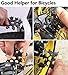 Upgraded Snowflake Tool, 19 in 1 Snowflake Multi-Tool, Portable Stainless Steel Keychain Screwdriver Snowflake Multitool as Unique Stocking Stuffers Gifts for Men, Dad, Kids, Teens, Adults (Black)