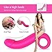 Dildo G spot Vibrator Anal Sex Toy，Anal Plug Finger Vibrators USB Rechargeable Butt Plug-Bullet Vibrator Prostate Massager& Clitoral Stimulator with 10 Vibration Modes Sex Toy for Men&Women