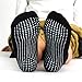 Aminson Anti Slip Non Skid Ankle Socks With Grips for Baby Toddler Kids Boys Girls