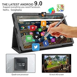 AOYODKG Tablet 4G LTE + WIFI con 10.1'' FHD, Android 9, 3GB RAM + 32GB ROM, 128GB Espandibili, Quad-Core, Batteria… - immagine 4