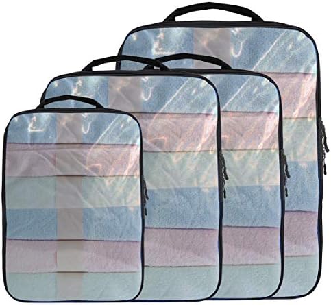 Magictodoor Dual Sided Compression Packing Cubes Double the Stroage & Save More Space