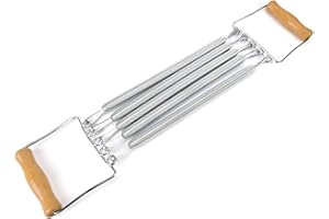 Fitness Chest Expander, Spring Wooden Handle Fitness Chest Expander Arm Chest Muscle Developer Exercise Training Equipment