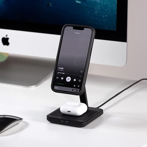 Quad Lock MAG Dual Desktop Wireless Charger with 30W Charger in
