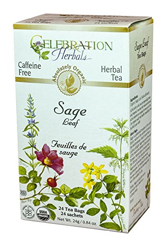 Celebration herbals organic sage leaf caffeine free -- …