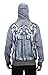elope Dr. Who Weeping Angel Full Zip-Up Hoodie Mens XL Gray