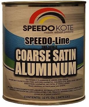 Speedokote Coarse Satin Aluminum toner for automotive base coat, One quart SMR-3690-Q