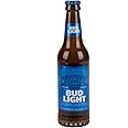 Bud Light Beer Bluetooth Bottle Speaker Portable Wireless Speaker with Rechargeable Battery Ideal for Indoor and Outdoor Activities Loud and Bass Audio Sound Easy to Carry Anywhere