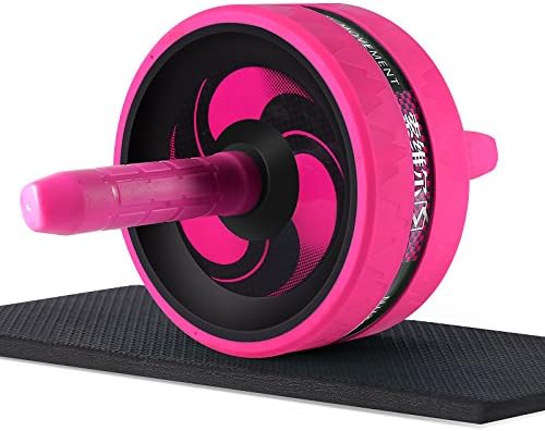 NENDUM Ab Roller, Wider Ab Roller Wheel for Core Training and Best Abdominal Workout (Pink)