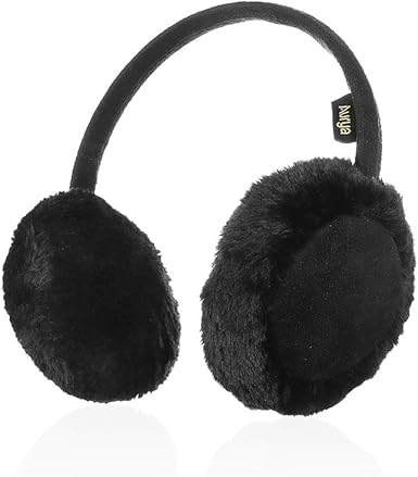 Amazon Com Kids Classic Ear Warmers Earmuffs Winter Faux Fur Warm Ear Muffs For Boys And Girls By Aurya Black