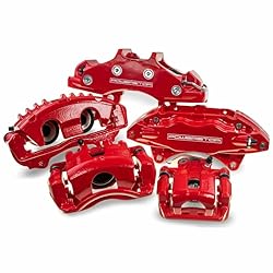 Power Stop Front S3698 Pair of High-Temp Red Powder