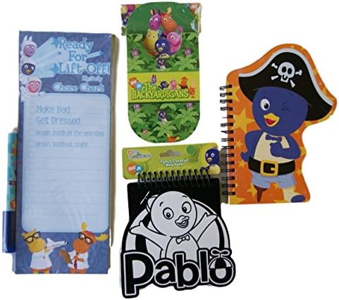 The Backyardigans Deluxe School and Chore Set - Notepads, Chore Charts, and More by The Backyardgians