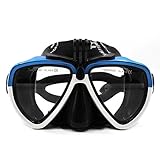TELESIN Diving Glass Mount Diving Mask Scuba Snorkel Swimming Goggles for GoPro Hero 2018 Hero 6/5/4/3 Session SJCAM XIAOYI