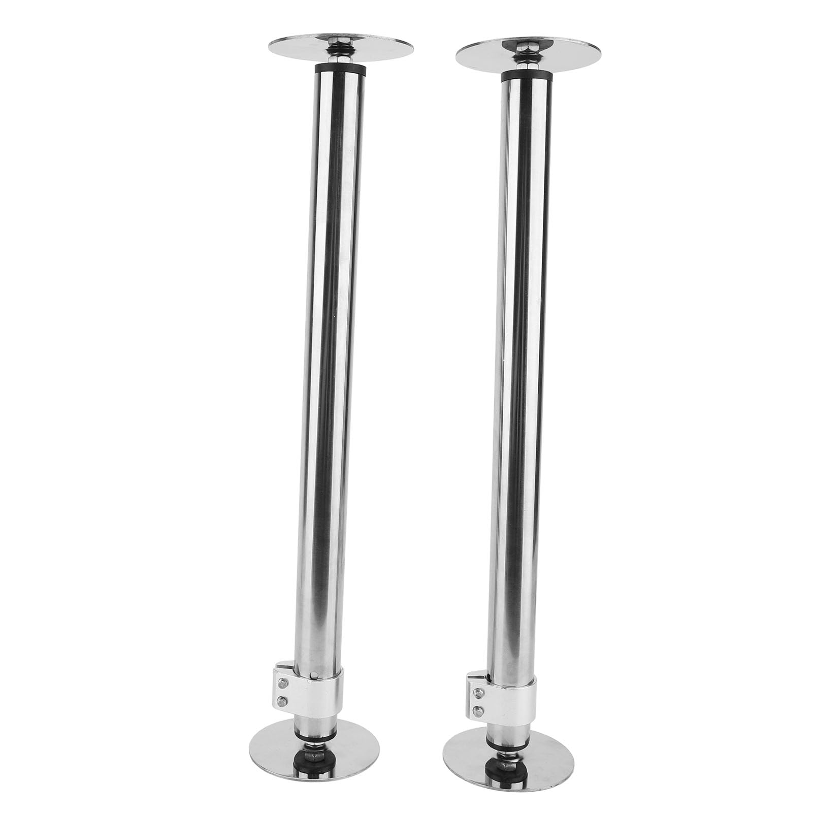 Undermount Sink Brackets, 2 Pcs Stainless Steel Adjustable Sink Legs, Installation and Repair System Kit with Anti Slip Pads for Kitchen or Bathroom, Hold Up to 600 Lbs (41-72cm)