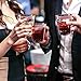 Rose Gold Rimmed Plastic Cups | 10 oz. 60 Pack | Hard Clear Plastic Cup | Disposable Ideal For Glamour Parties | Fancy Wedding Tumblers | Sturdy & Crystal Clear | Elegant Design | Plastic BPA Free