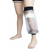 HKF HO KI HO Knee Cast Cover for Shower,Waterproof Knee Shower Protector for Knee Replacement Surgery,Cast and Wound