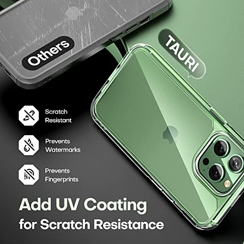 TAURI 5 in 1 Designed for iPhone 13 Pro Max Case [NotYellowing], with