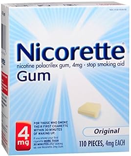 UPC 307667847086 product image for Nicorette 4 mg Original 110 Each (B00E4MSM00) | upcitemdb.com