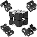 Infinite Depths - Fidget Cube Infinity Cube Fidget Toy, Fidgeting for Stress, Adults and Kids/Gadget Cube Best for Stress and Anxiety Relief and Killing Time, Easy on The Fingers and Hands. (Black)