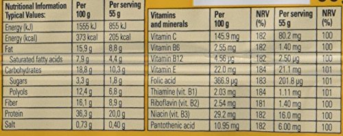 [- Fulfil Peanut and Caramel Vitamin and Protein Bar - Pack of 15  -]