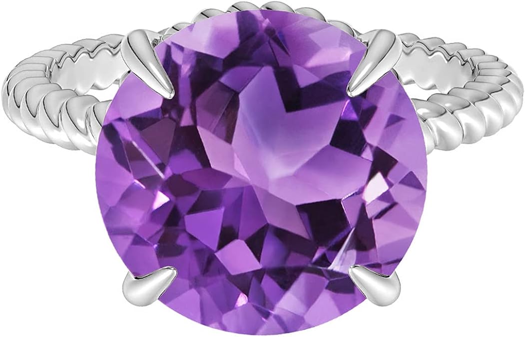Bracciale Ametista Naturale In Argento 925 &ndash; Gioiello Artigianale Dall'India