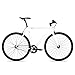 6KU Aluminum Fixed Gear Single-Speed Fixie Urban Track Bike