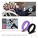 COOLOO 10 Pack Silicone Wedding Ring for Women, Premium Wedding Bands Thin and Stackable Durable Comfortable Rubber Rings, Black White Pink Silver