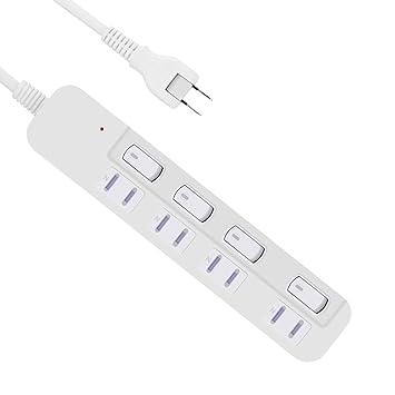 Amazon Saybour 電源タップ 雷ガード 個別スイッチ 節電タップ