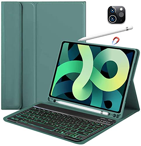 Fanousy Keyboard Case for iPad Pro 12.9 2020 4th Generation,Keyboard Case for iPad Pro 12.9 4th/3rd GenerationDetachable -Wireless Bluetooth Keyboard For iPad Pro 12.9" 4th Gen 2020 / 3rd Gen 2018