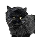 Bocchetta Plush Toys Onyx Black Cat, Chantilly Persian Long-haired Stuffed Animal Lying Kitty Toy, 38cm/15″