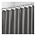 mDesign Waffle Knit Shower Curtain - Long Cotton Blend Bathroom Shower Curtain - Spa Quality, Luxury, Solid Color Cloth Shower Curtains for Bathroom - Hyde Collection, 72