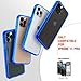 Mkeke Compatible with iPhone 11 Pro Case, Clear Anti-Scratch Shockproof Cases Cover for iPhone 11 Pro 5.8 inch-Blue
