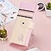 Coromose Clutch Checkbook Money Clip Change Fox Love Pattern Purse Handbag Wallet (Pink)