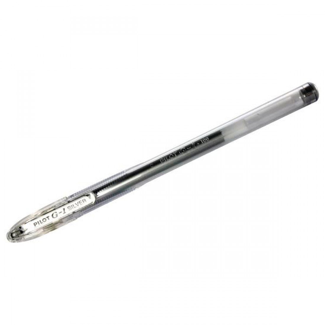 Pilot G107 Gel Rollerball 0.7 mm Tip (Box of 12) - Silver