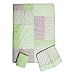 Trend Lab Lauren 3 Piece Crib Bedding Set, Green
