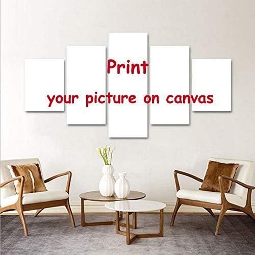 WiHoo Customize Your Own Pictures on Premium Quality Canvas Wall Art Decor Painting/Home Decor Pictures (8inx12inx2/8inx16inx2/8inx20in, No Frame)
