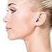 Premium 14K Gold Genuine Pearl Earrings For Women By IGFI- AAA Quality Handpicked Freshwater Cultured Pearl Buttons With Solid 14K Gold Post & Back- Chic Real Pearl Stud Earrings In Cute Box